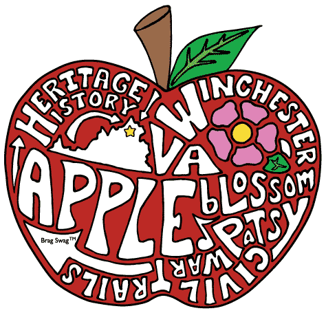 Winchester Apple Sticker