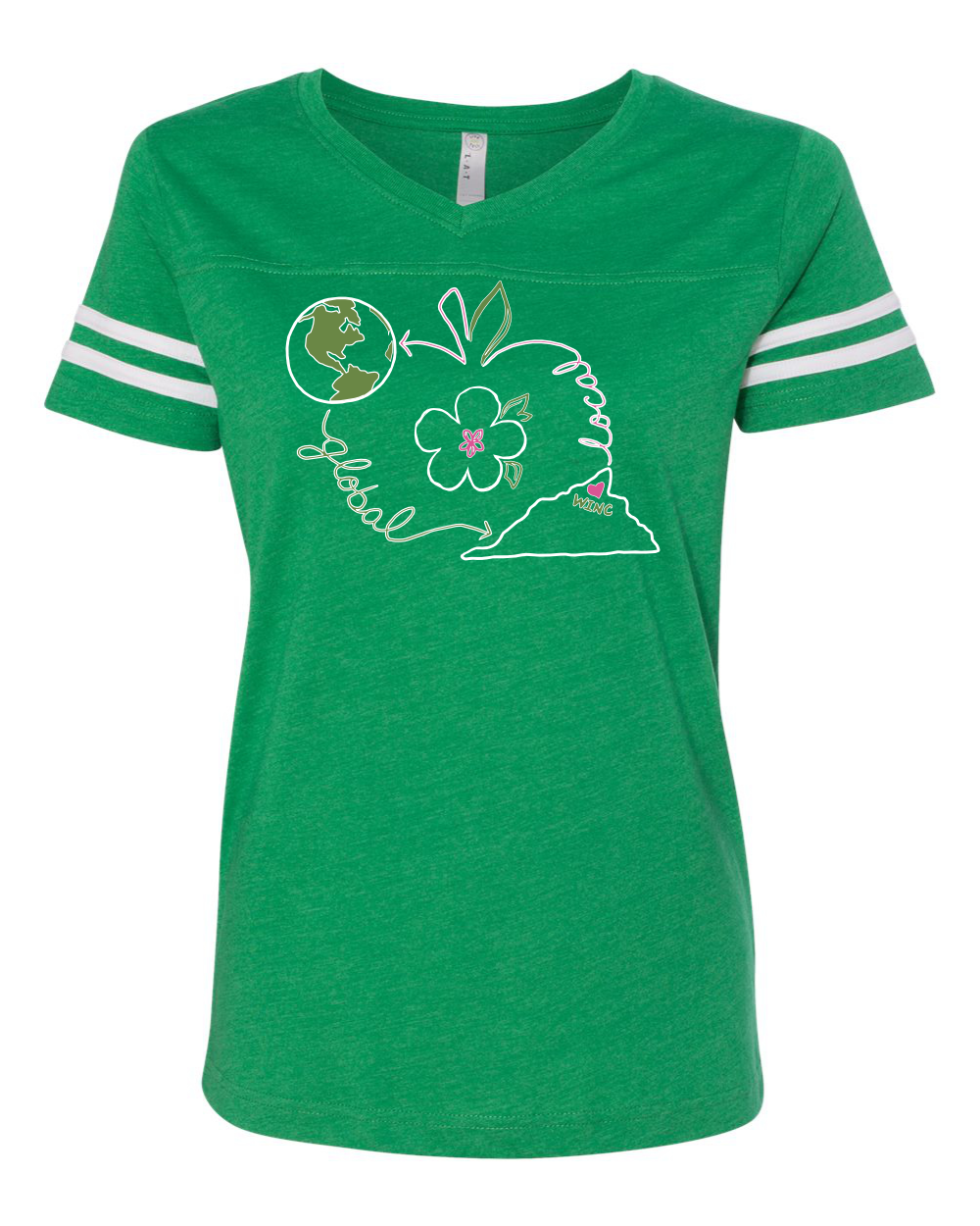 Bloomin' Swag Women's Football Jersey Tee