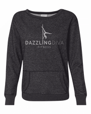 DDF Logo Black Glitter Pullover Sweatshirt ***FOUR LEFT***