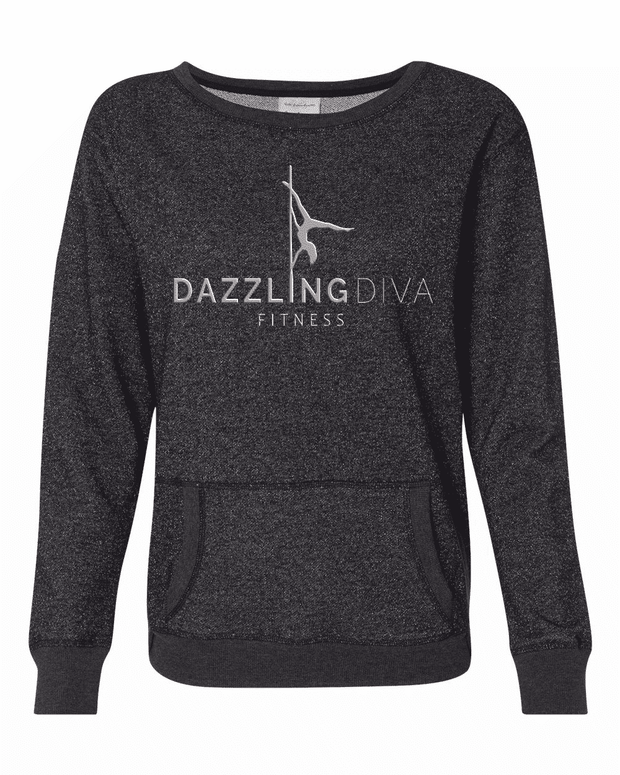 DDF Logo Black Glitter Pullover Sweatshirt ***FOUR LEFT***