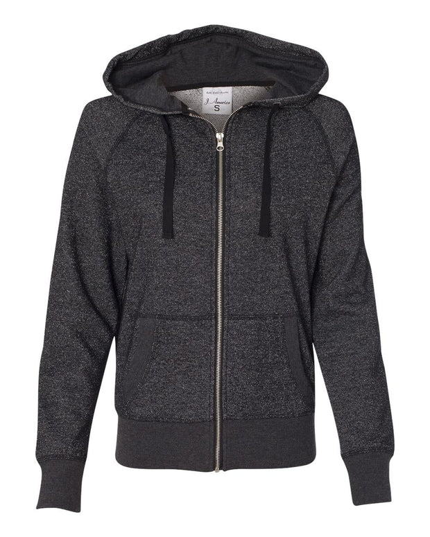DDF Logo Black Glitter Zip Up Hoodie ***TWO LEFT***