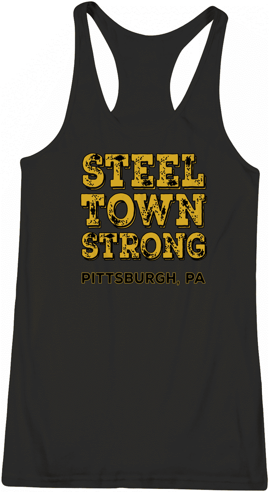 Steel Town Strong Women's Racerback Tank