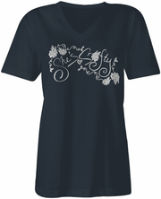 She's Crafty Women's V-Neck Tee