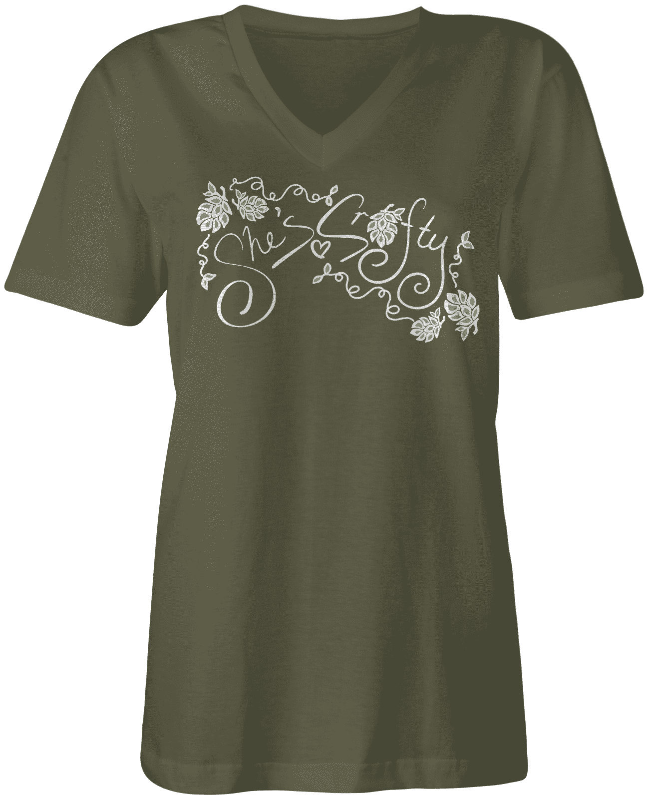 She's Crafty Women's V-Neck Tee
