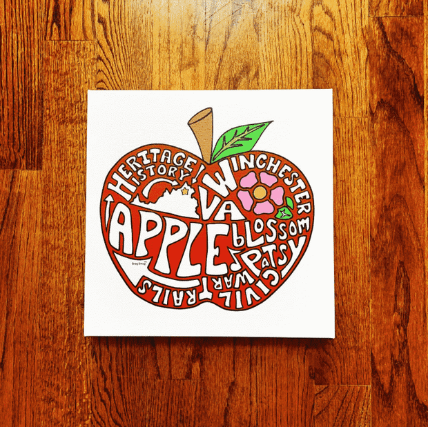 Winchester Apple Canvas Print